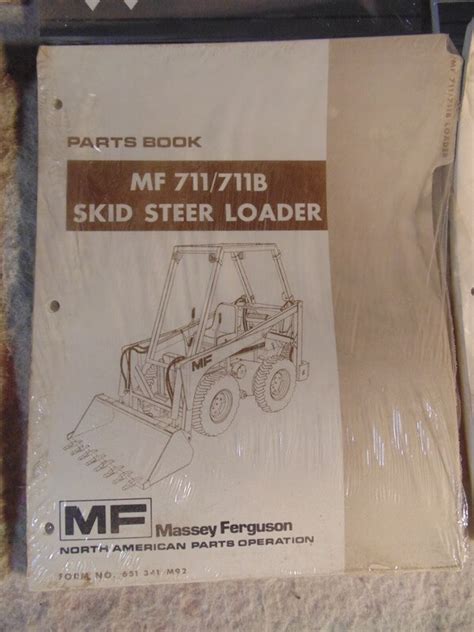 Massey Ferguson MF 711 Skid Steer Parts Manual 